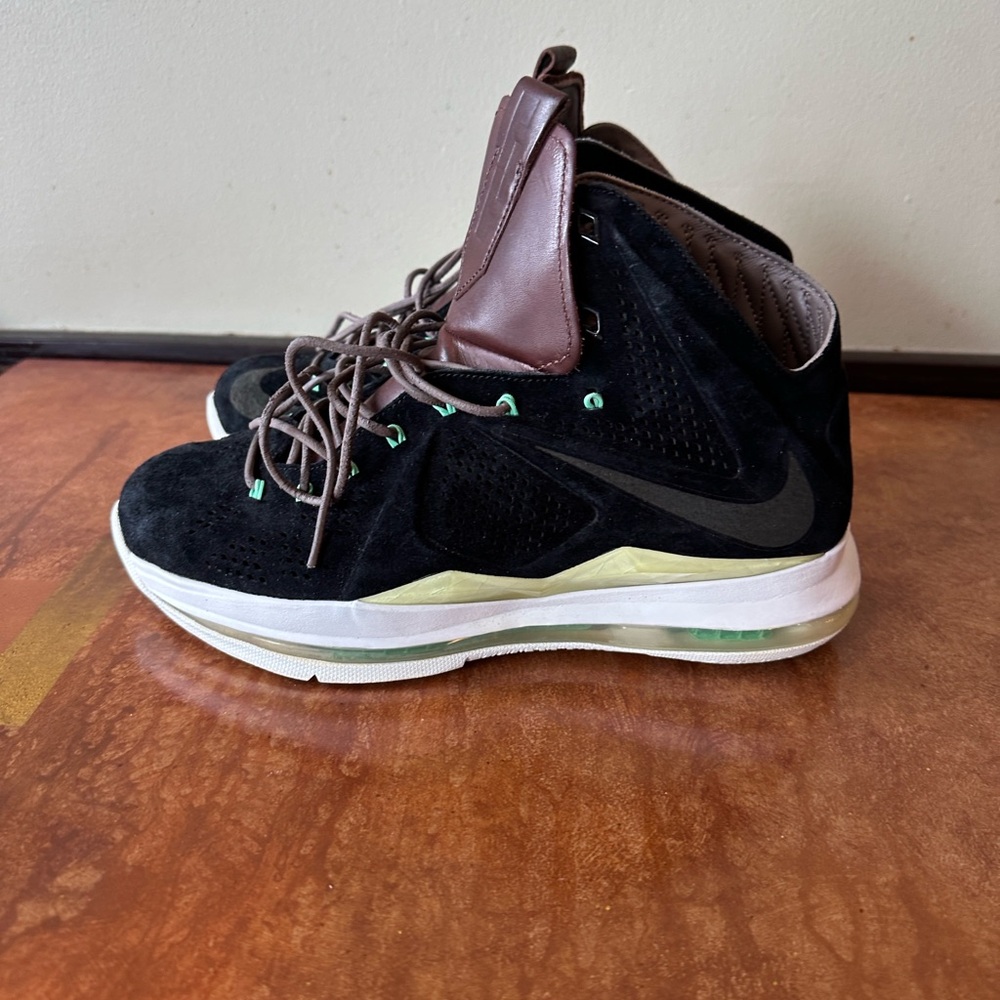 Men’s Nike LeBron 8 EXT QS Black and Brown Sneakers size 8.5 - Picture 7 of 12